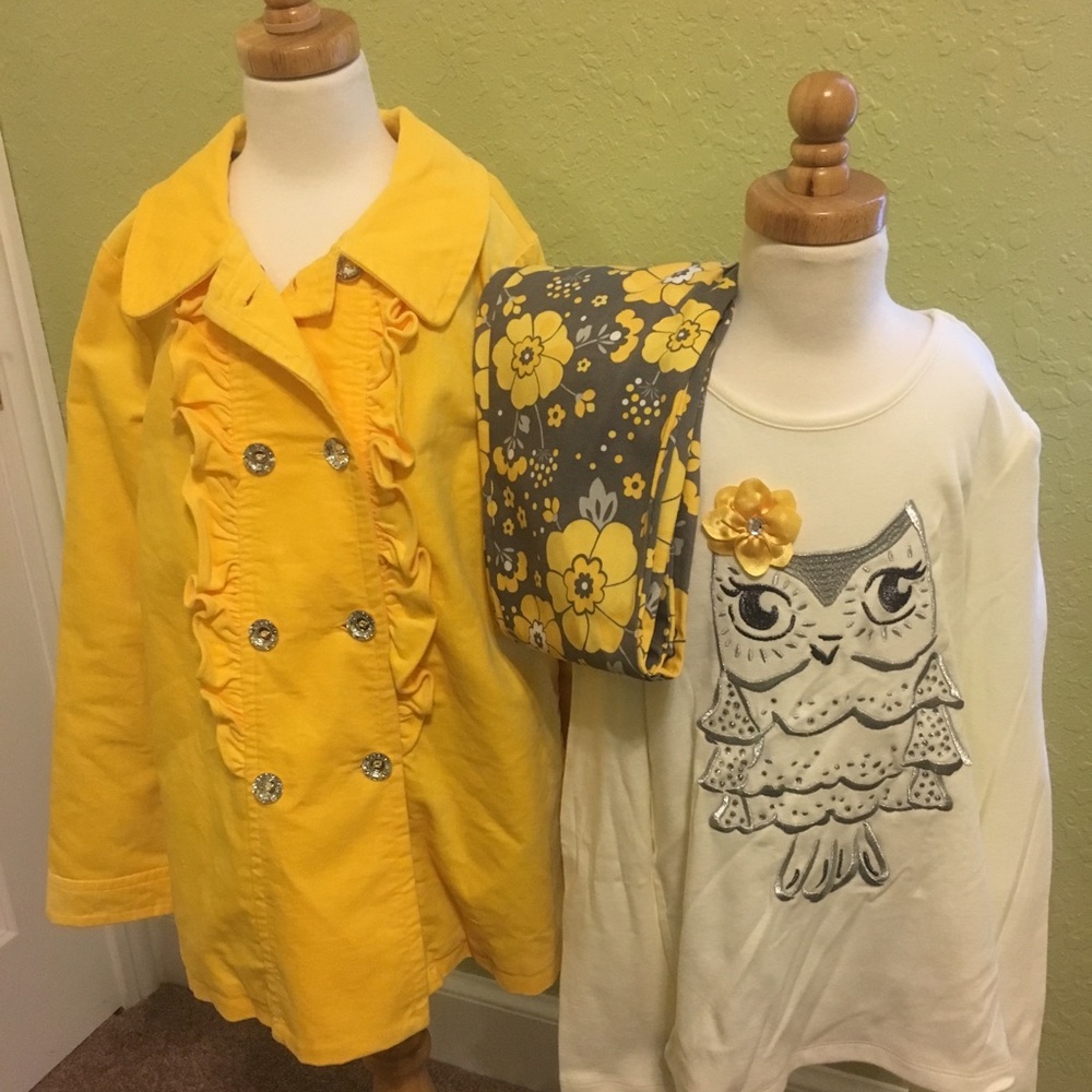 NEW Gymboree BRIGHT OWL Pants Jacket Shirt 10 - Picture 1 of 6